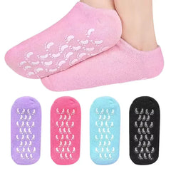 Moisturizing Socks - Silicone Socks for Dry Cracked Feet Women