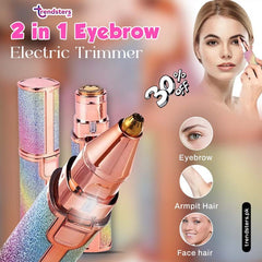2 in 1 Eyebrow Electric Trimmer